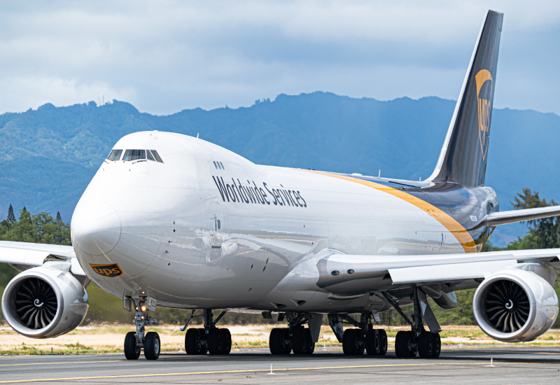 Photo of N625UP - United Parcel Service Boeing 747-8F at HNL on AeroXplorer Aviation Database