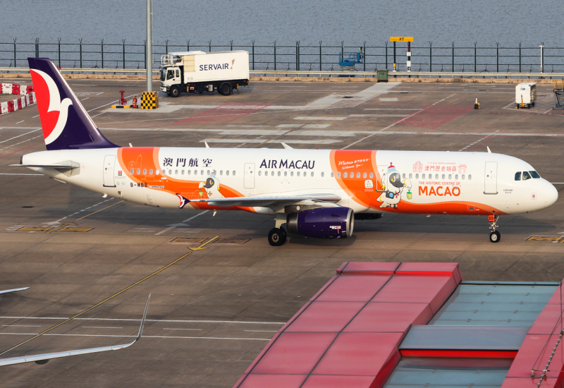 Photo of B-MBB - Air Macau Airbus A321-200 at MFM on AeroXplorer Aviation Database
