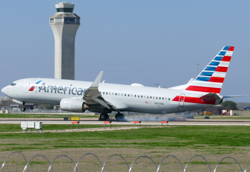 Photo of N867NN - American Airlines Boeing 737-800 at AUS on AeroXplorer Aviation Database