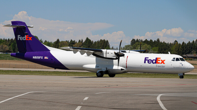 Photo of N805FX - FedEx ATR 72-200F at IDA on AeroXplorer Aviation Database