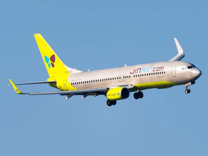 Photo of HL8012 - Jin Air Boeing 737-800 at PUS on AeroXplorer Aviation Database