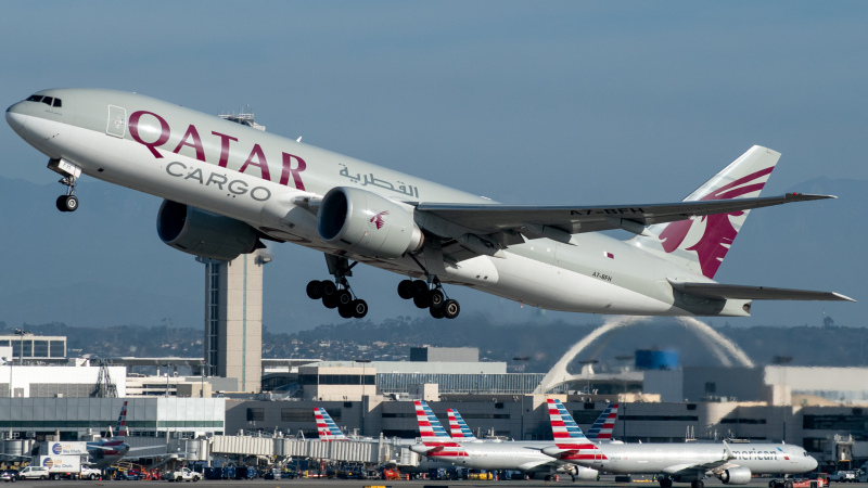 Photo of A7-BFH - Qatar Air Cargo Boeing 777-F at LAX on AeroXplorer Aviation Database