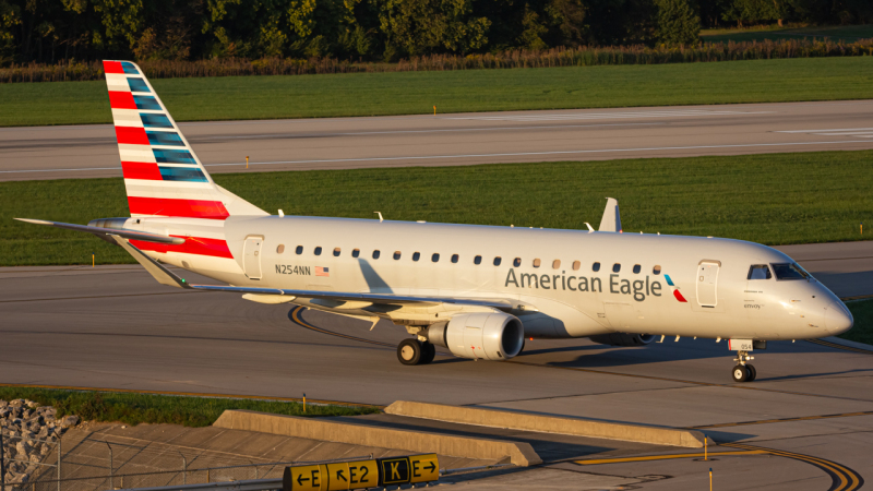Photo of N254NN - American Eagle Embraer E175 at CMH on AeroXplorer Aviation Database