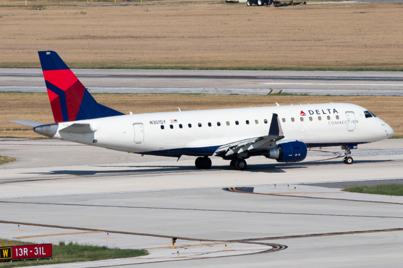 Photo of N301SY - Delta Connection Embraer E175 at SAT on AeroXplorer Aviation Database