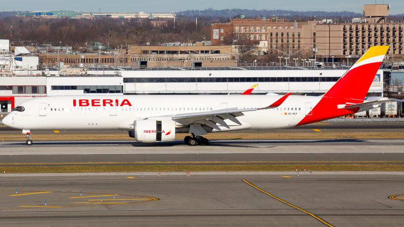 Photo of EC-NLP - Iberia Airbus A350-900 at JFK on AeroXplorer Aviation Database