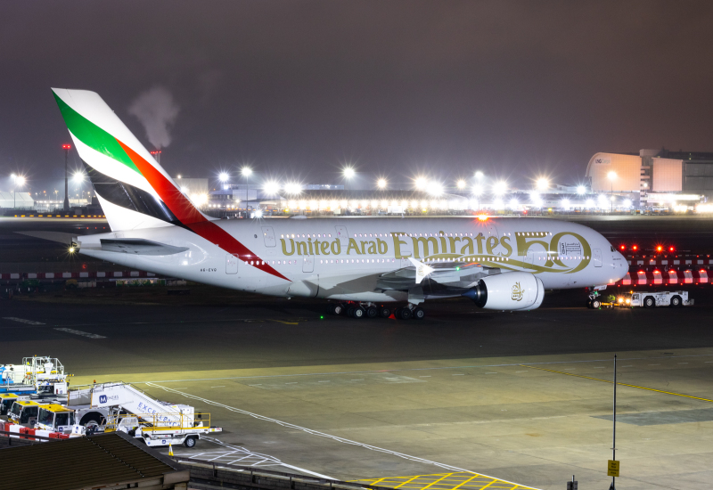 Photo of A6-EVQ - Emirates Airbus A380-800 at LHR on AeroXplorer Aviation Database