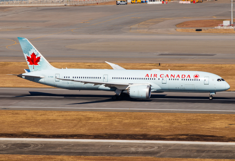 Photo of C-FGEI - Air Canada  Boeing 787-9 at HKG on AeroXplorer Aviation Database