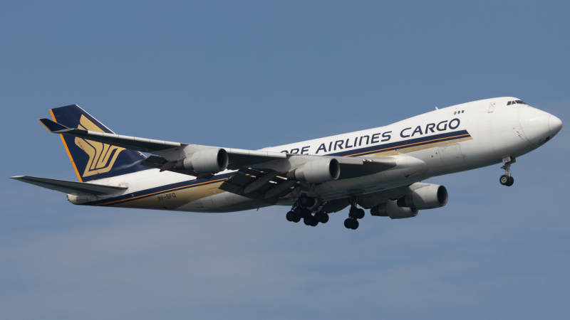 Photo of 9V-SFQ - Singapore Airlines Cargo Boeing 747-400F at SIN on AeroXplorer Aviation Database
