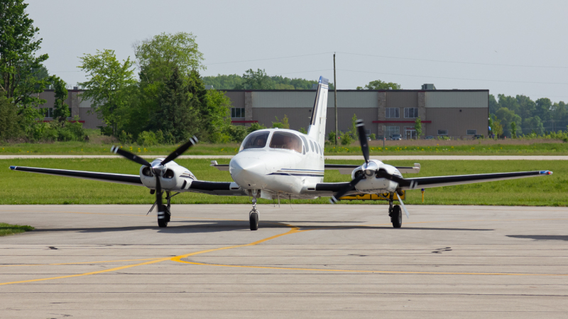 Photo of N421DB - PRIVATE Cessna 421 at DLZ on AeroXplorer Aviation Database