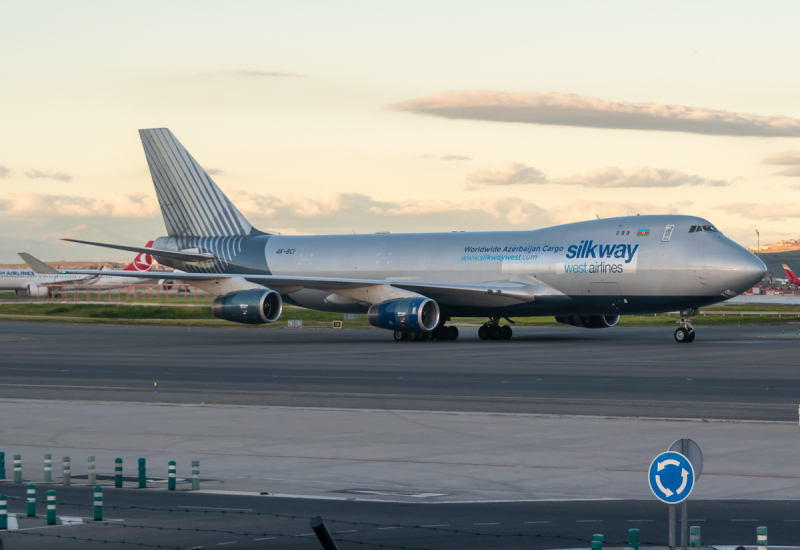 Photo of 4K-BCI - Silk Way West Airlines Boeing 747-400F at MAD on AeroXplorer Aviation Database