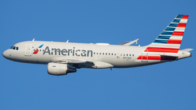 Photo of N773XF - American Airlines Airbus A319 at DCA on AeroXplorer Aviation Database