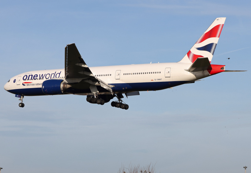 Photo of G-YMMT - British Airways Boeing 777-200ER at LHR on AeroXplorer Aviation Database