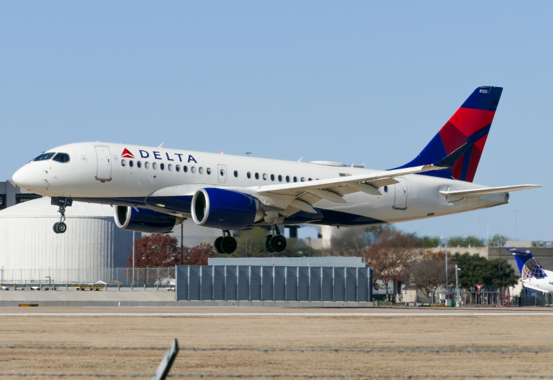 Photo of N120DU - Delta Airlines Airbus A220-100 at AUS on AeroXplorer Aviation Database