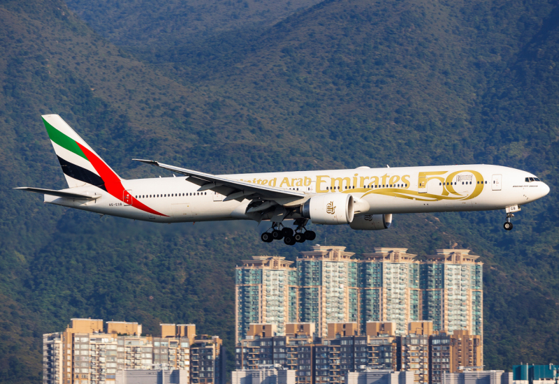Photo of A6-EGB - Emirates Boeing 777-300ER at HKG on AeroXplorer Aviation Database