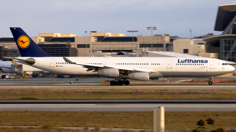 Photo of D-AIGT - Lufthansa  Airbus A340-300 at LAX on AeroXplorer Aviation Database