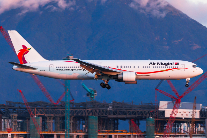 Photo of P2-PXW - Air Niugini Boeing 767-300ER at hkg on AeroXplorer Aviation Database