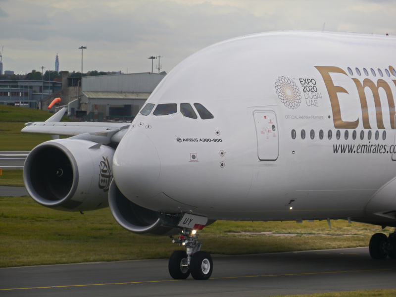 Photo of A6-EUY - Emirates Airbus A380-800 at BHX on AeroXplorer Aviation Database