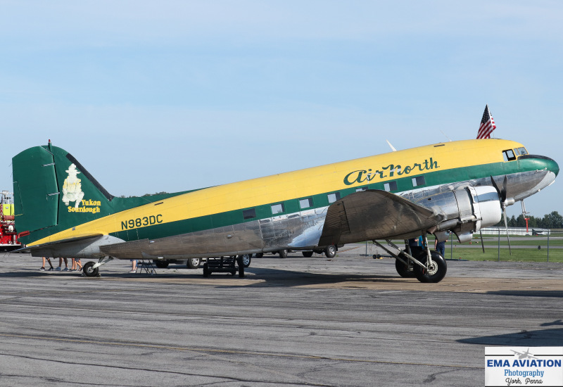 Photo of N983DC - Air North Douglas DC-3 at HGR on AeroXplorer Aviation Database