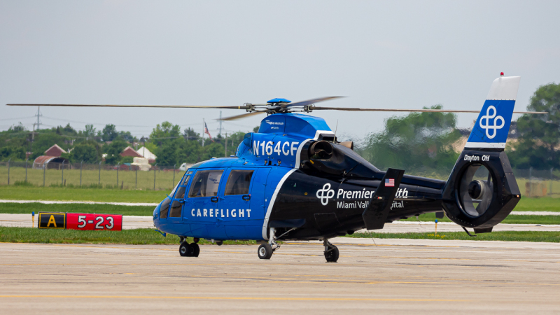Photo of N164CF - Careflight Eurocopter AS365 at OSU on AeroXplorer Aviation Database