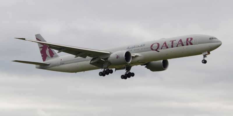 Photo of A7-BAU - Qatar Airways Boeing 777-300ER at MAN on AeroXplorer Aviation Database