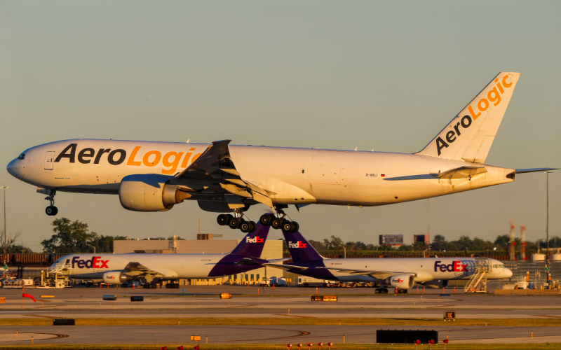 Photo of D-AALI - Aerologic Boeing 777-F at ORD on AeroXplorer Aviation Database