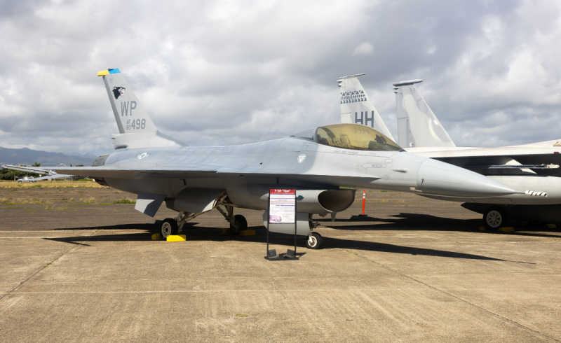 Photo of 80-0498 - United States Air Force-USAF General Dynamics F-16A Fighting Falcon at PHNP on AeroXplorer Aviation Database