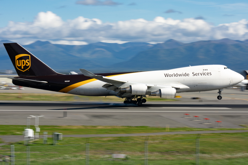 Photo of N582UP - United Parcel Service Boeing 747-400F at ANC on AeroXplorer Aviation Database