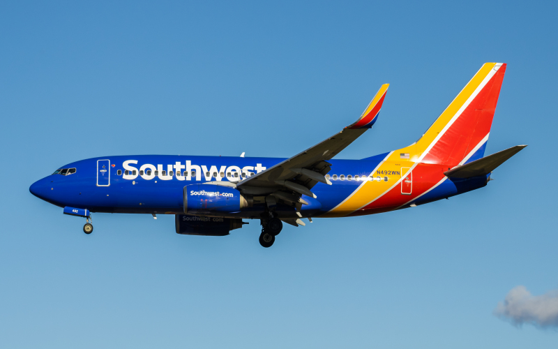 Photo of N492WN - Southwest Airlines Boeing 737-700 at BWI on AeroXplorer Aviation Database