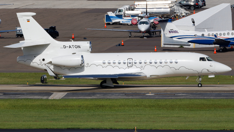 Photo of D-ATON - Air Hamburg Dassault Falcon 7X at TPA on AeroXplorer Aviation Database