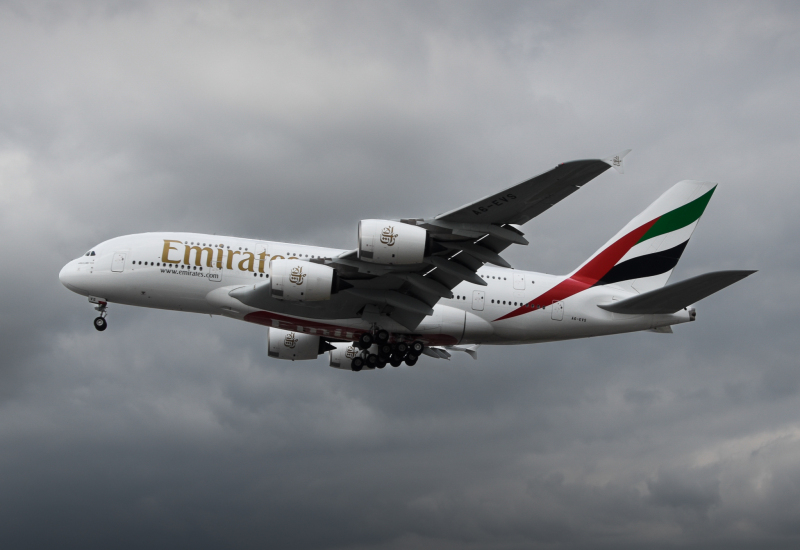 Photo of A6-EVS - Emirates Airbus A380-800 at LAX on AeroXplorer Aviation Database