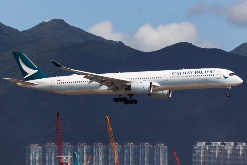 Photo of B-LXQ - Cathay Pacific Airbus A350-1000 at HKG on AeroXplorer Aviation Database