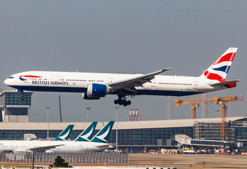 Photo of G-STBL - British Airways Boeing 777-300ER at HKG on AeroXplorer Aviation Database