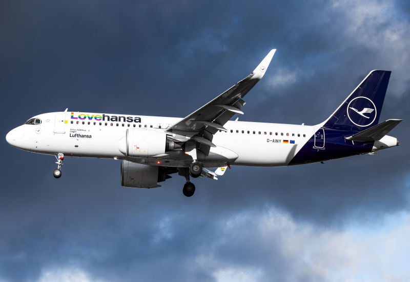 Photo of D-AINY - Lufthansa Airbus A320NEO at LHR on AeroXplorer Aviation Database