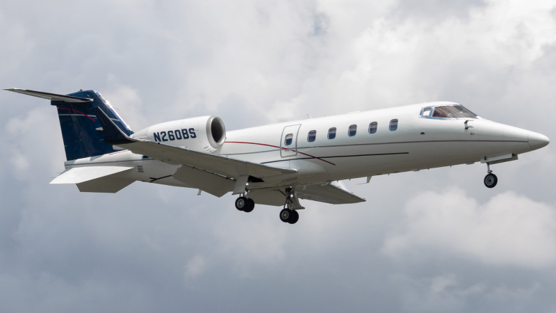 Photo of N260BS - PRIVATE Learjet 60 at HOU on AeroXplorer Aviation Database