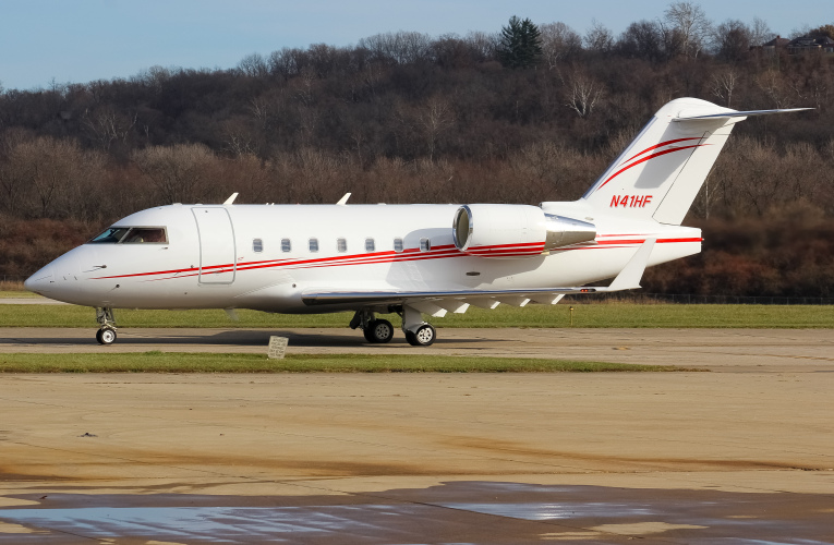 Photo of N41HF - PRIVATE Bombardier Challenger 604  at LUK on AeroXplorer Aviation Database