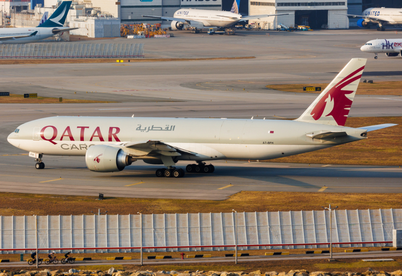 Photo of A7-BFH - Qatar Air Cargo Boeing 777-F at HKG on AeroXplorer Aviation Database