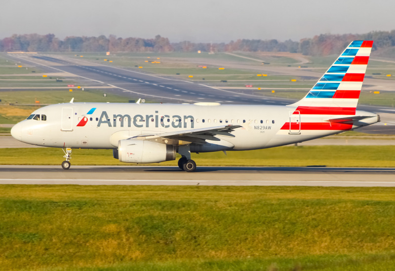 Photo of N829AW - American Airlines Airbus A319 at CVG on AeroXplorer Aviation Database