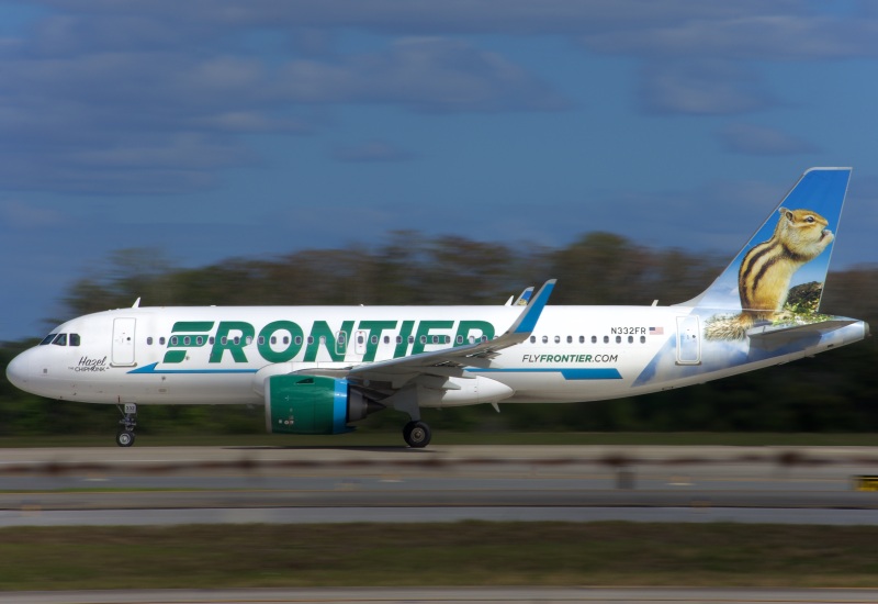 Photo of N332FR - Frontier Airlines Airbus A320NEO at MCO on AeroXplorer Aviation Database