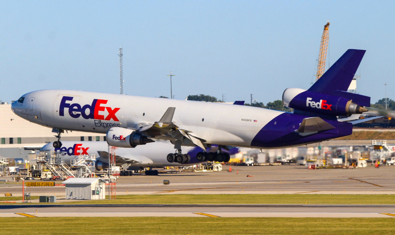 Photo of N599FE - FedEx McDonnell Douglas MD-11F at ORD  on AeroXplorer Aviation Database