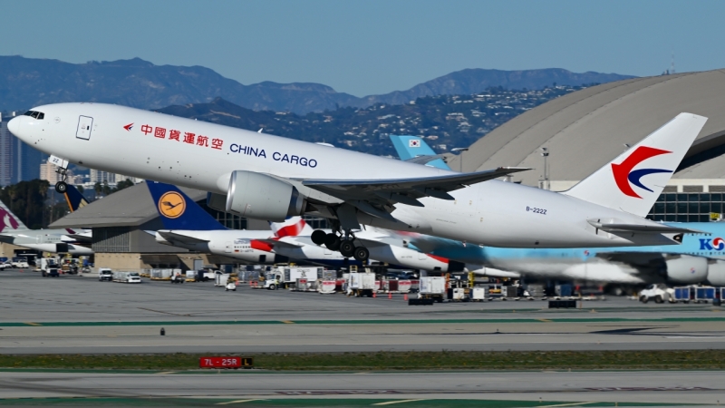 Photo of B-222Z - China Cargo Airlines Boeing 777-F at LAX on AeroXplorer Aviation Database