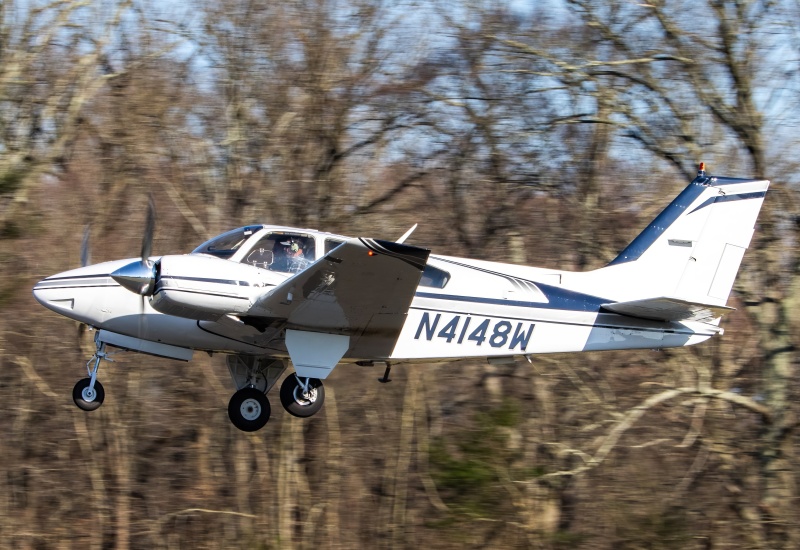 Photo of N4148W - PRIVATE Beechcraft B55 Baron at N14 on AeroXplorer Aviation Database