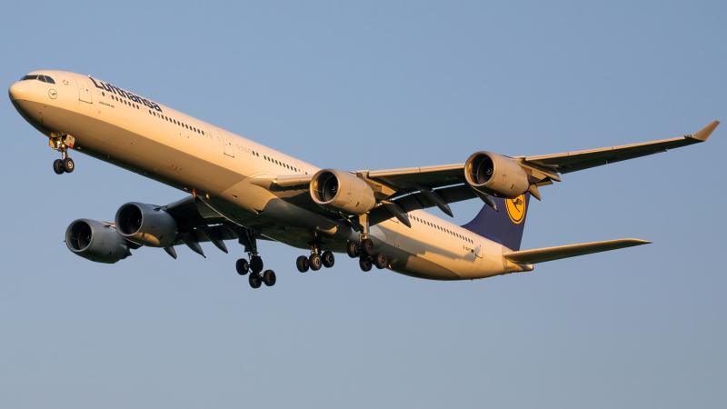 Photo of D-AIHT - Lufthansa Airbus A340-600 at IAD on AeroXplorer Aviation Database