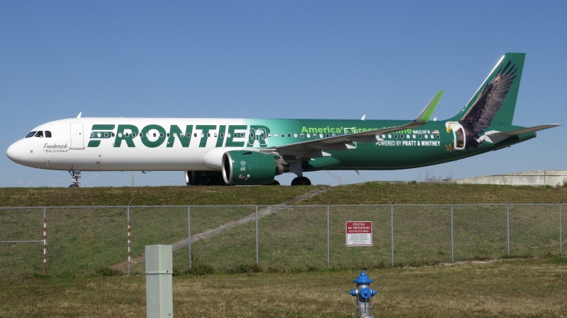 Photo of N603FR - Frontier Airlines Airbus A321NEO at MCO on AeroXplorer Aviation Database