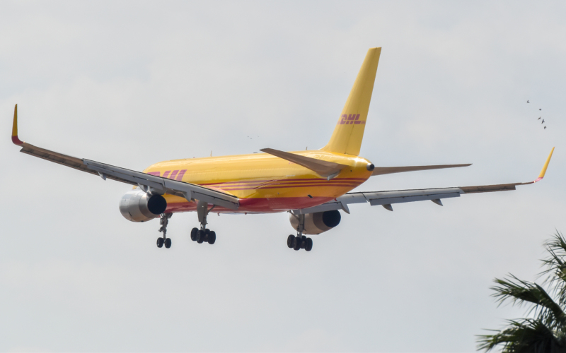 Photo of G-DHKC - DHL Boeing 757-200 at tlv on AeroXplorer Aviation Database