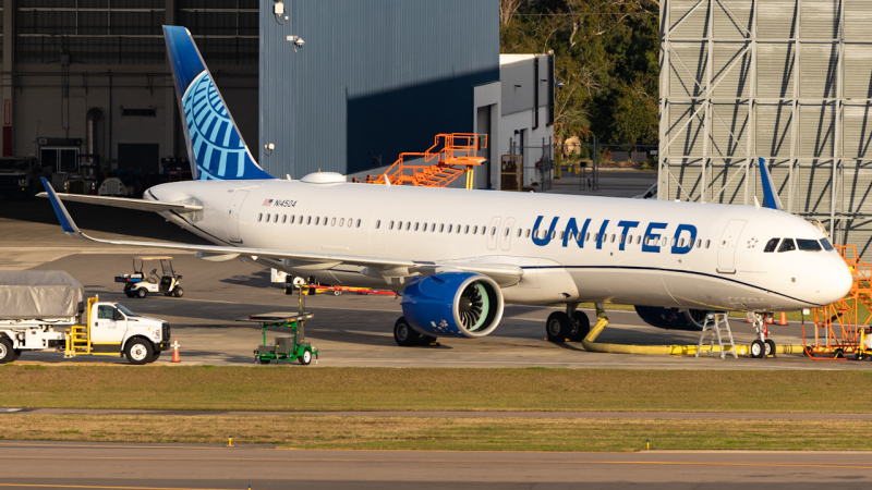 Photo of N14504 - United Airlines Airbus A321NEO at TPA on AeroXplorer Aviation Database