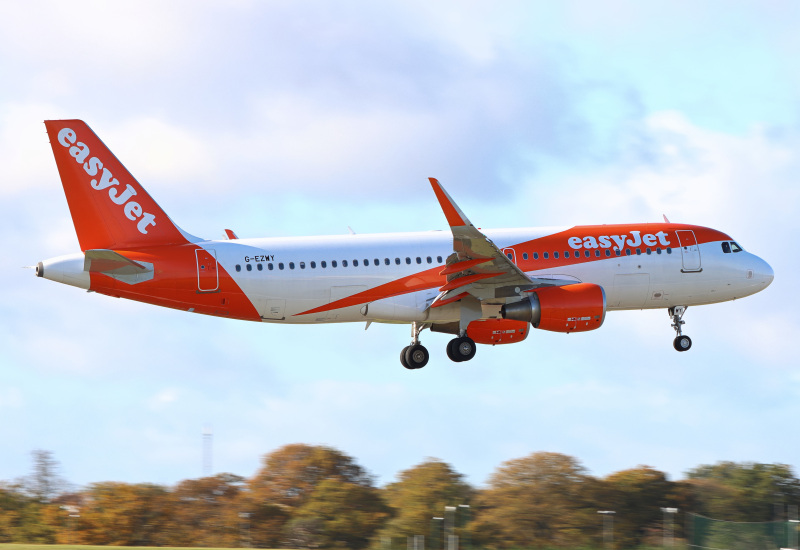 Photo of G-EZWY - EasyJet Airbus A320 at BHX on AeroXplorer Aviation Database