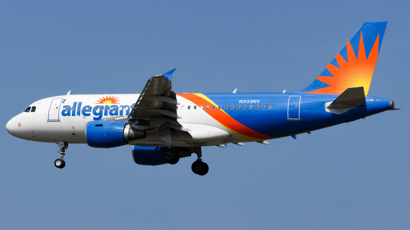 Photo of N333NV - Allegiant Air Airbus A319 at PIE on AeroXplorer Aviation Database