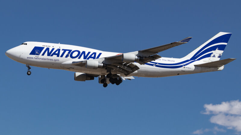 Photo of N729CA - National Airlines Boeing 747-400 at BKF on AeroXplorer Aviation Database