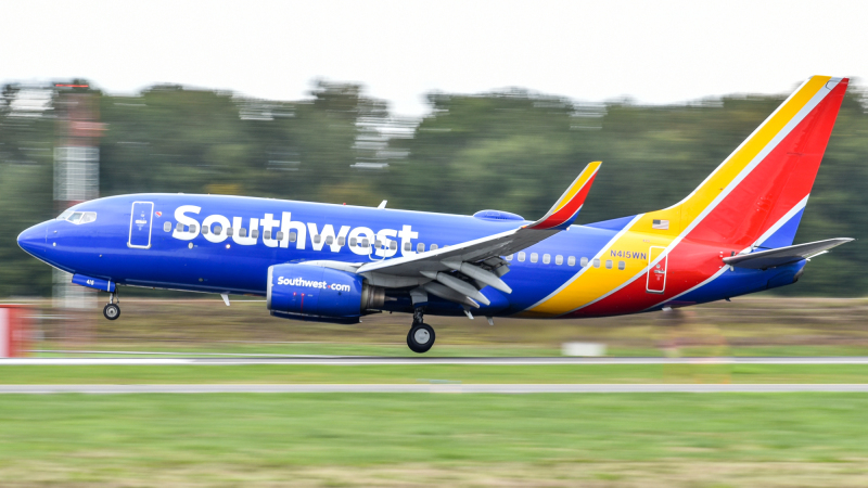 Photo of N415WN - Southwest Airlines Boeing 737-700 at PDX on AeroXplorer Aviation Database