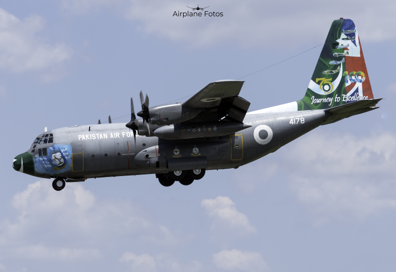 Photo of 4178 - Pakistan Air Force Lockheed C-130E at BWI on AeroXplorer Aviation Database